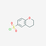 Structure of 3,4-dihydro-2H-chromene-6-sulfonyl chloride