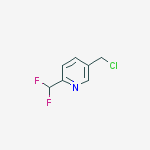 Structure of 5-(chloromethyl)-2-(difluoromethyl)pyridine
