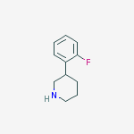 Structure of 3-(2-Fluorophenyl)Piperidine