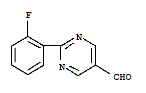 Structure of 2-(2-Fluorophenyl)-pyrimidinecarboxaldehyde