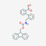 Structure of 2'-[(Fmoc-amino)methyl]-biphenyl-2-carboxylic acid