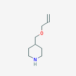 Structure of 4-(prop-2-enoxymethyl)piperidine