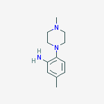 5-METHYL-2-(4-METHYL-1-PIPERAZINYL)ANILINE结构式