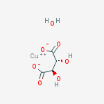 Structure of Cupric  tartrate  hydrate,  Tartaric  acid  cupric  salt