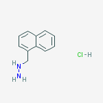 Structure of (1-NAPHTHYLMETHYL)HYDRAZINE HYDROCHLORIDE, 95+%
