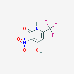 Structure of 4-hydroxy-3-nitro-6-(trifluoromethyl)-1H-pyridin-2-one