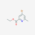 Structure of Ethyl 4-bromo-6-methyl-2-pyridinecarboxylate