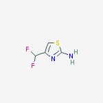 Structure of 2-Thiazolamine,  4-(difluoromethyl)-