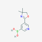 Structure of 5-(4,4-dimethyl-4,5-dihydrooxazol-2-yl)pyridin-3-ylboronic acid