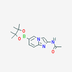 Structure of AcetaMide, N-[6-(4,4,5,5-tetraMethyl-1,3,2-dioxaborolan-2-yl)iMidazo[1,2-a]pyridin-2-yl]-