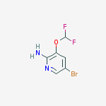 Structure of 5-Bromo-3-(difluoromethoxy)pyridin-2-amine