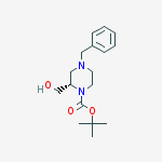 Structure of (S)-1-Boc-4-benzyl-2-(hydroxymethyl)piperazine