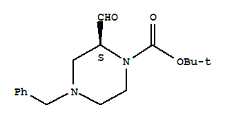 Structure of tert-Butyl(2S)-4-benzyl-2-formylpiperazine-1-carboxylate
