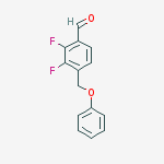 Structure of 2,3-Difluoro-4-(phenoxymethyl)benzaldehyde