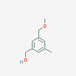 (3-(Methoxymethyl)-5-methylphenyl)methanol结构式