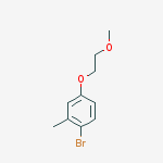 Structure of 1-bromo-4-(2-methoxyethoxy)-2-methylbenzene