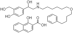 Structure of Salmeterol xinafoate