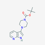 Structure of TERT-BUTYL 4-(1H-PYRROLO[2,3-B]PYRIDIN-3-YL)PIPERIDINE-1-CARBOXYLATE