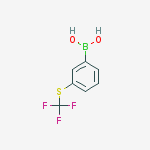 Structure of 3-(trifluoromethylthio)-benzeneboronic acid