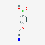 Chemical structure of 4-Cyanomethoxyphenylboronic acid