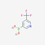 Structure of 5-Trifluoromethyl-pyridine-3-boronic acid