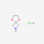 Structure of 5,8-Dioxa-2-aza-spiro[3.4]octane, hydrochloride