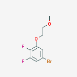 Structure of 5-Bromo-1,2-difluoro-3-(2-methoxy-ethoxy)-benzene