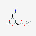 Structure of (4S,cis)-1,1-Dimethylethyl-6-aminoethyl-2,2-dimethyl-1,3-dioxane-4-acetate