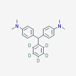 Structure of BIS-(4-DIMETHYLAMINOPHENYL)PHENYL-D5-METHANE
