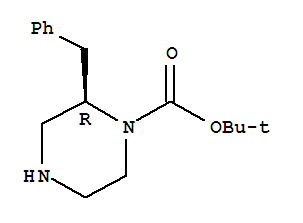 Structure of (R)-1-BOC-2-BENZYLPIPERAZINE