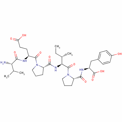 Structure of IMMUNOSTIMULATING PEPTIDE, HUMAN