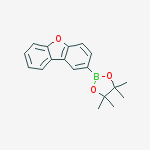 Structure of 2-(4,4,5,5-tetramethyl-1,3,2-dioxaborolan-2-yl)Dibenzofuran