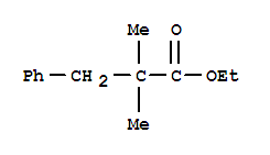 Structure of ETHYL 2,2-DIMETHYL-3-PHENYLPROPIONATE