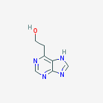 Structure of 2-(9H-PURIN-6-YL)-ETHANOL