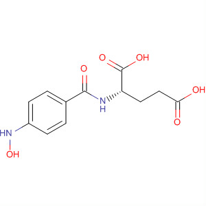 L-Glutamic acid, N-[4-(hydroxyamino)benzoyl]-结构式