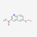Structure of 6-ETHOXYQUINOLINE-3-CARBOXYLIC ACID