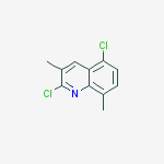 Structure of 2,5-DICHLORO-3,8-DIMETHYLQUINOLINE