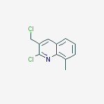 Structure of 2-Chloro-3-chloromethyl-8-methylquinoline
