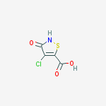 Structure of 4-CHLORO-3-HYDROXYISOTHIAZOLE-5-CARBOXYLIC ACID, 98%