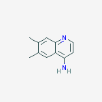 Structure of 4-AMINO-6,7-DIMETHYLQUINOLINE