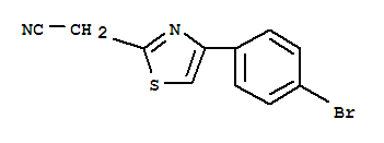 Structure of 4-(4-Bromophenyl)-2-thiazoleacetonitrile