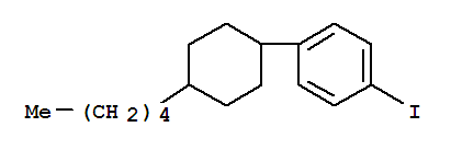 Benzene,1-iodo-4-(4-pentylcyclohexyl)-结构式