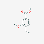 Structure of 4-Ethyl-3-methoxybenzoic acid
