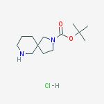 Structure of 2,7-Diazaspiro[4.5]decane-2-Carboxylic Acid 1,1-Dimethylethyl Ester Hydrochloride