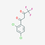 Structure of 4,4,4-Trifluoro-1-(2,4-dichlorophenyl)-1,3-butanedione