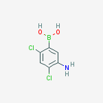 Structure of 5-Amino-2,4-dichlorophenylboronic acid