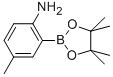 Structure of 2-AMINO-5-METHYLPHENYBORONIC ACID, PINACOL ESTER