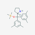 Structure of [bis(3,5-dimethylphenyl)-[(2R)-pyrrolidin-2-yl]methoxy]-trimethylsilane