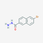 6-BROMO-2-NAPHTHOHYDRAZIDE结构式