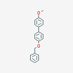 Structure of 1-(BENZYLOXY)-4-(4-METHOXYPHENYL)BENZENE